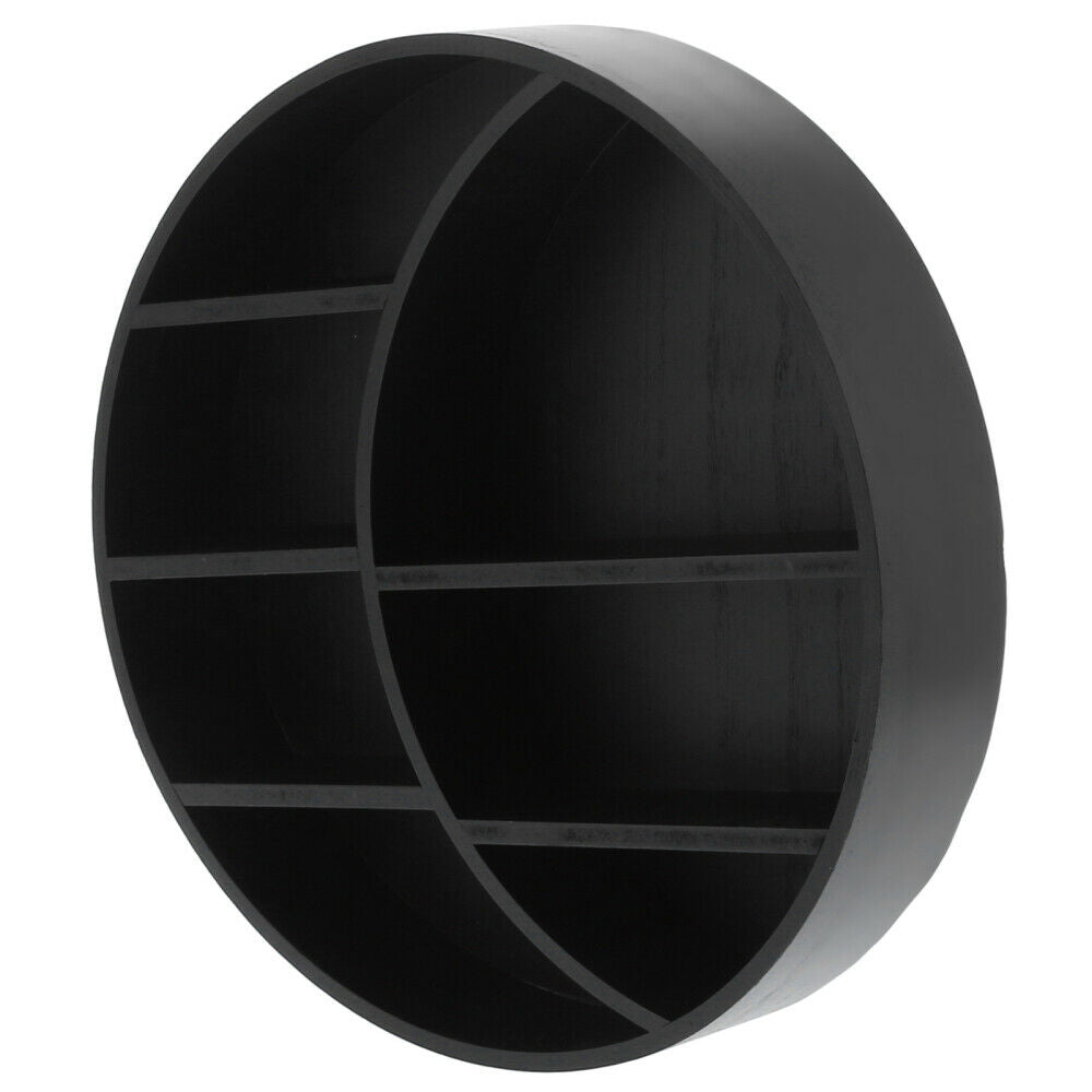 Luxury Storage Shelf Wall‑Mounted Round Moon-Shaped Storage Rack