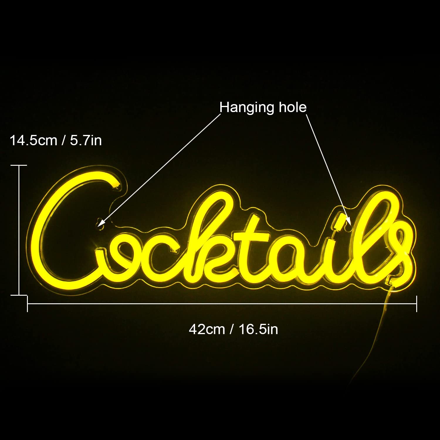 Neon Cocktail Sign