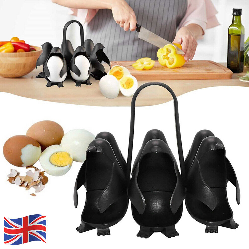 Egg Racks Cute Penguin Shaped Egg Boilers