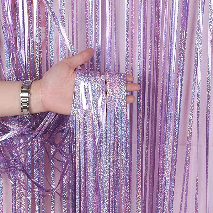 Tinsel Foil Fringe Curtain Party Decoration Backdrop Sparkle