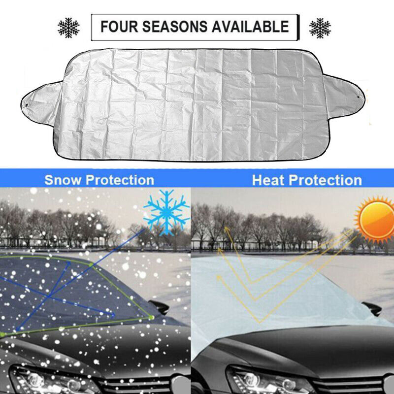 Car Windscreen Windshield Frost Cover Ice Snow Shield Window Mirror Protector