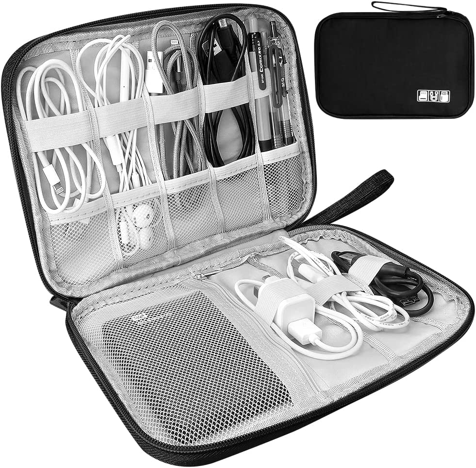 Electronics Accessories Organizer Bag, Travel Cable Organiser Bag