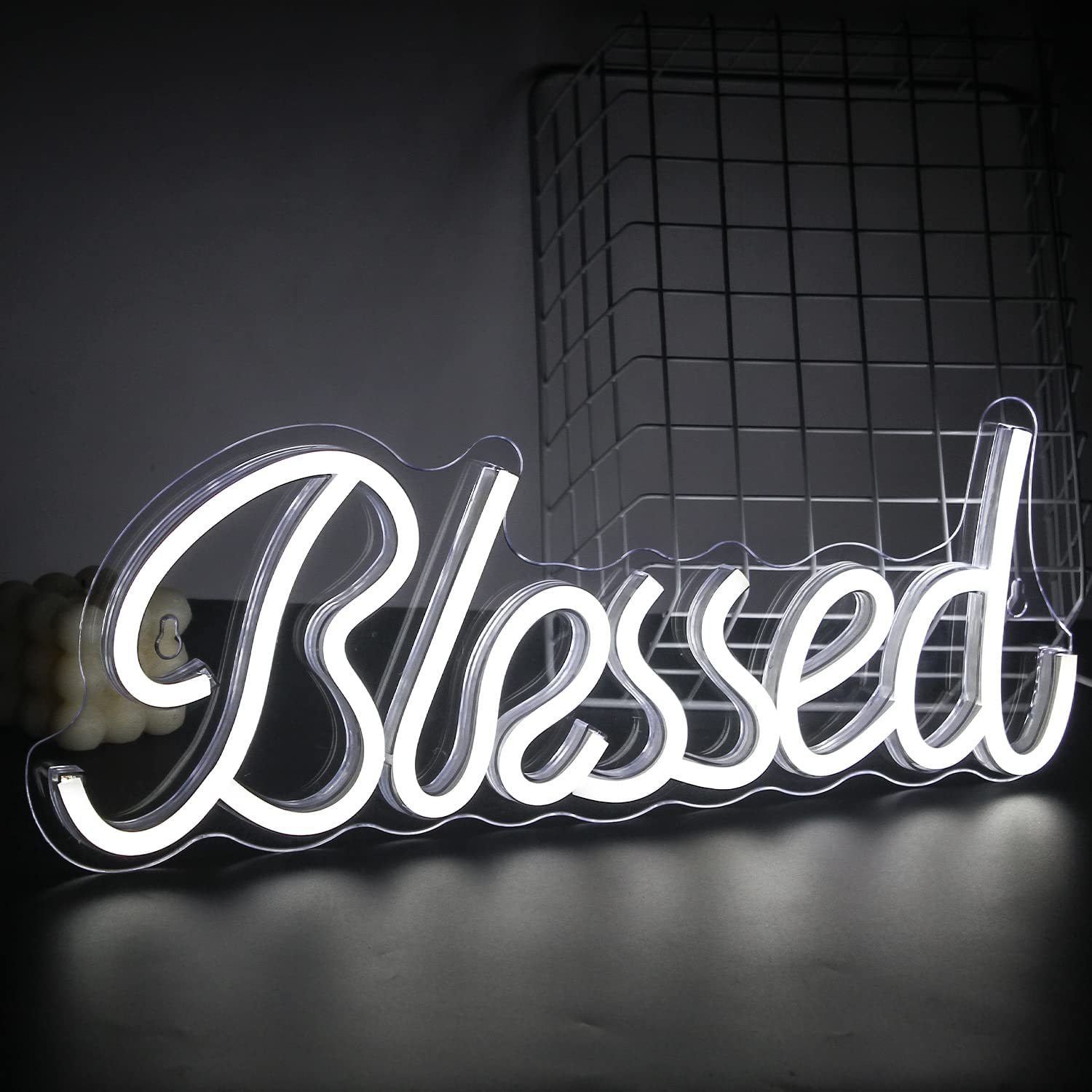 Neon Blessed Sign