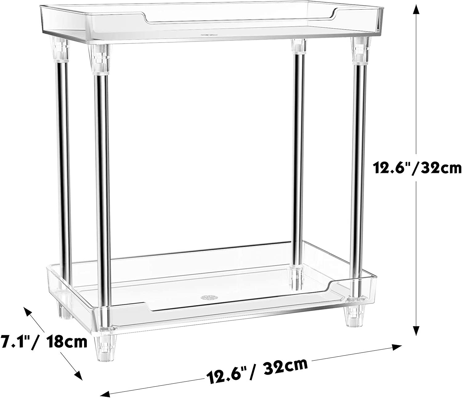 2-Tier Bathroom Countertop Organizer