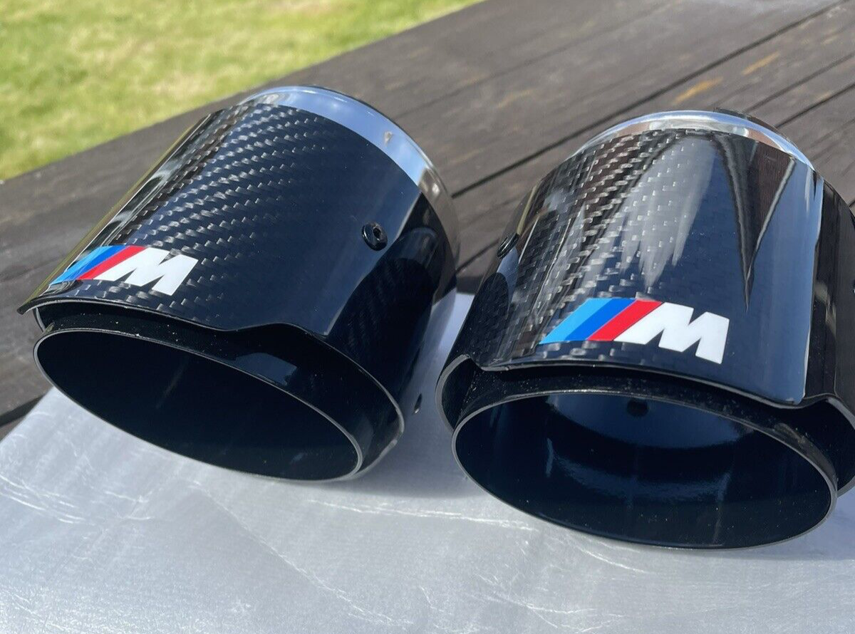 2 x BMW F40 M135i Xdrive CARBON FIBRE M LOGO BLACK 4