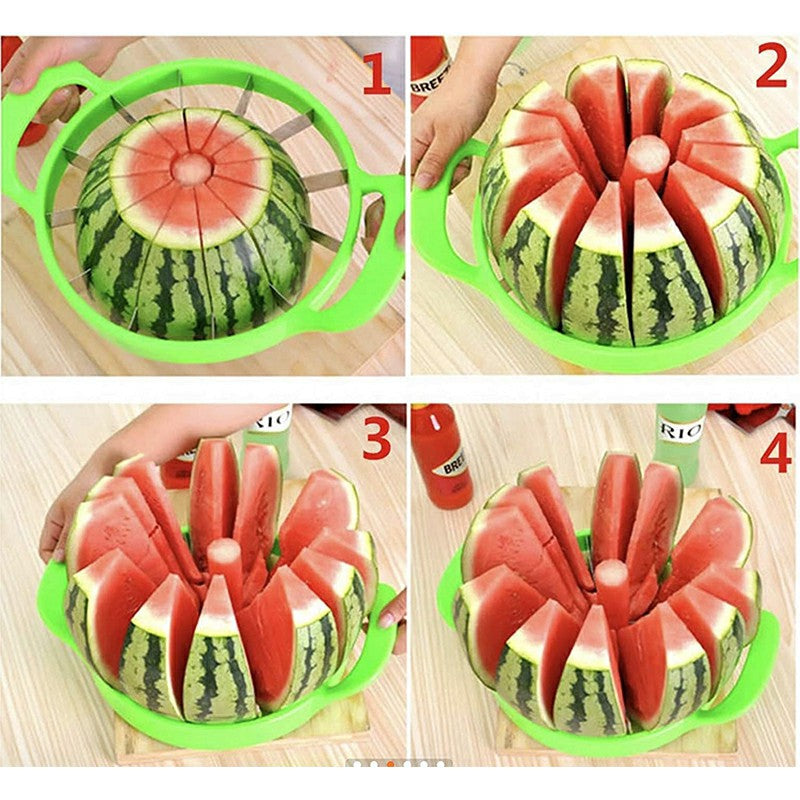 Watermelon Slicer Stainless Steel Fruit Cutter Kitchen Gadgets