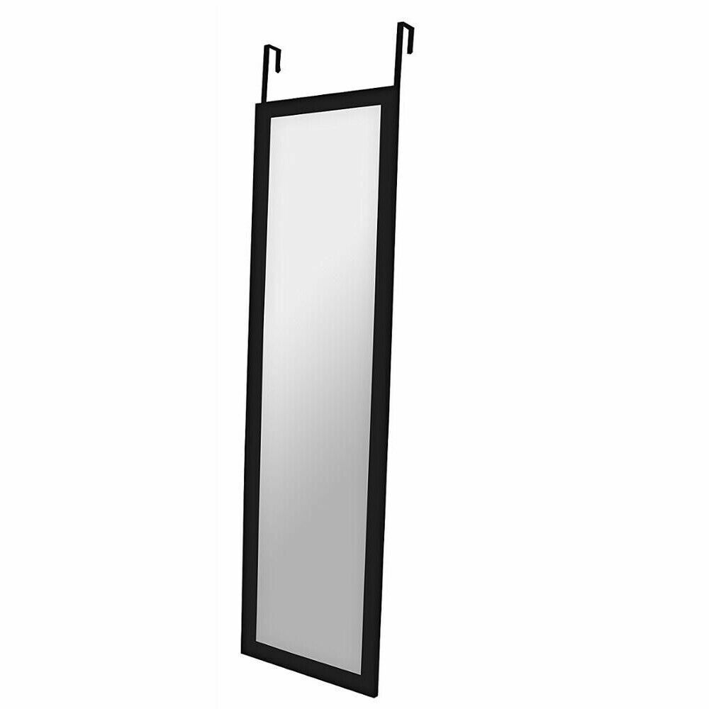 Over Door Mirror Wall Full Length Mirror Hanging Floor with Adjustable Hooks