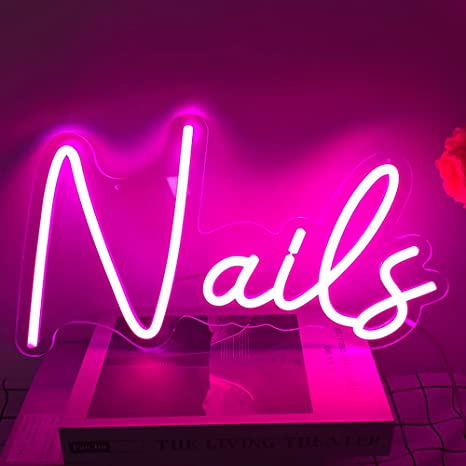 Neon Nails Sign