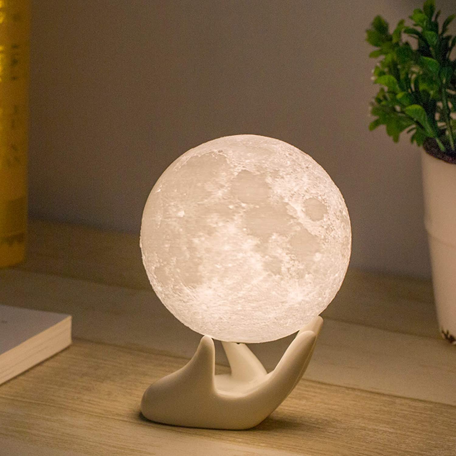 Moon Lamp 3D Printed Light