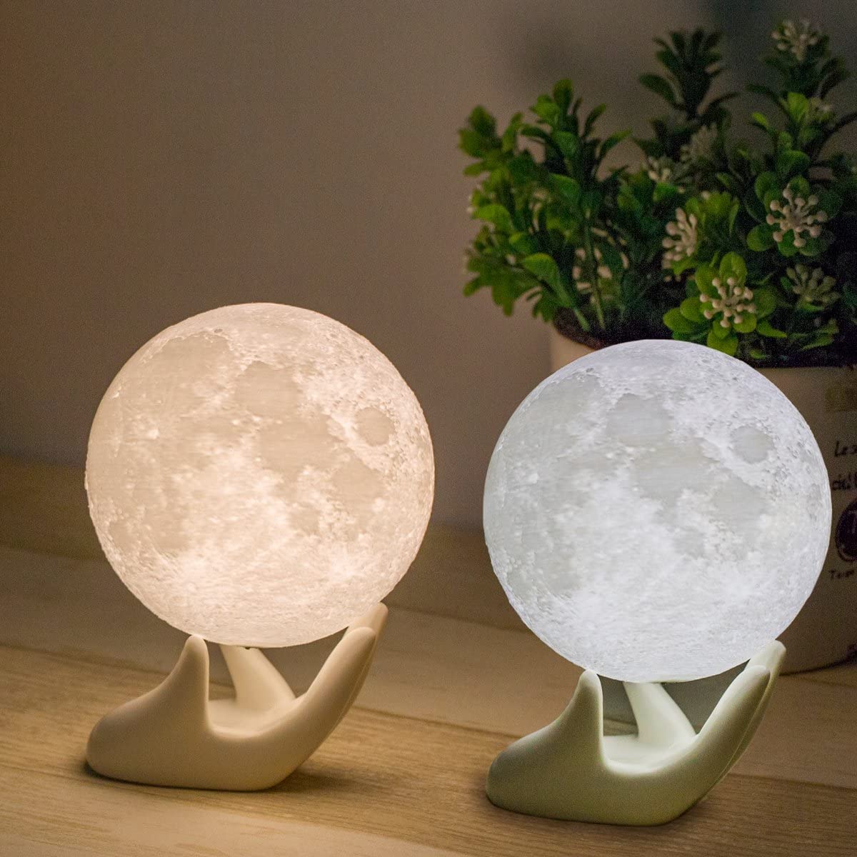 Moon Lamp 3D Printed Light