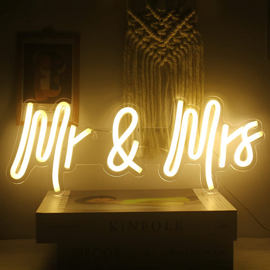 Mr Mrs Neon Signs Neon Light Led Decorative Neon Sign