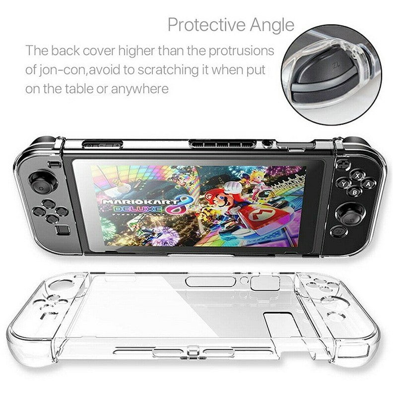 5 In 1 Nintendo Switch Shockproof Transparent Case