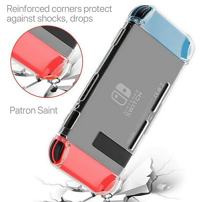 5 In 1 Nintendo Switch Shockproof Transparent Case