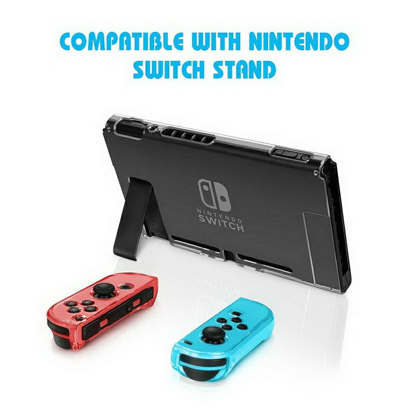 5 In 1 Nintendo Switch Shockproof Transparent Case