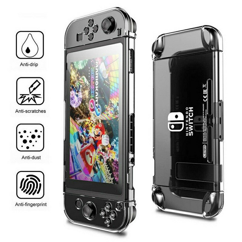 5 In 1 Nintendo Switch Shockproof Transparent Case