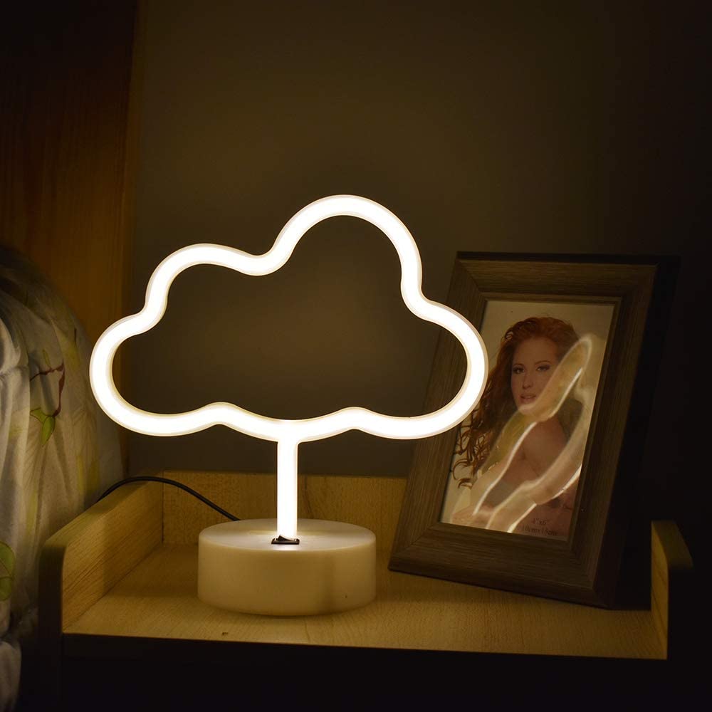 Neon Cloud Table Lamp