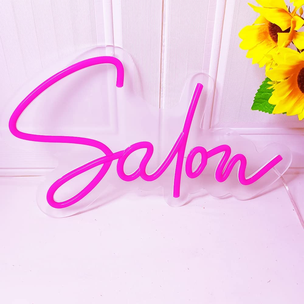 Neon Salon Sign