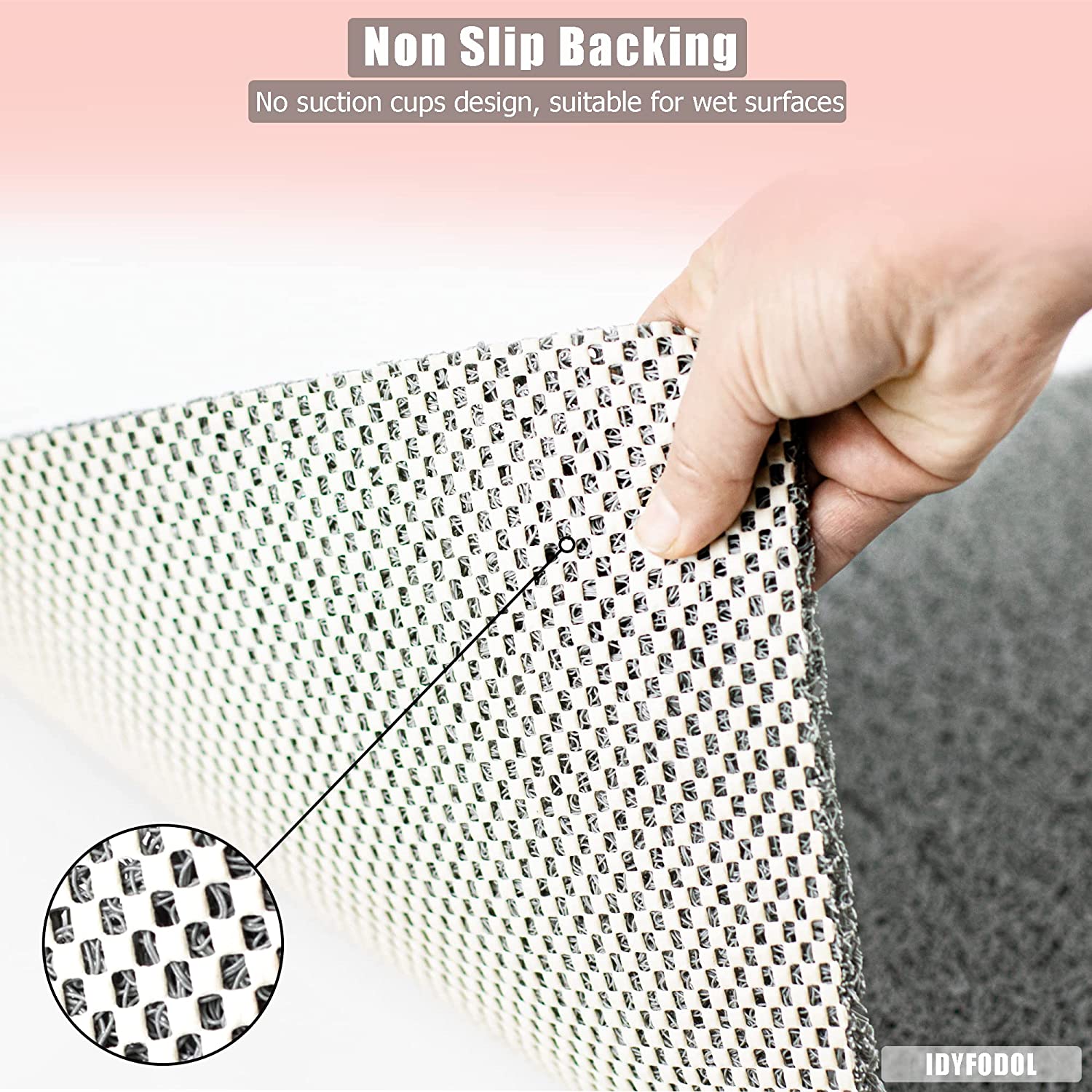 Shower Mat Non Slip Anti Mould 60 × 40 cm