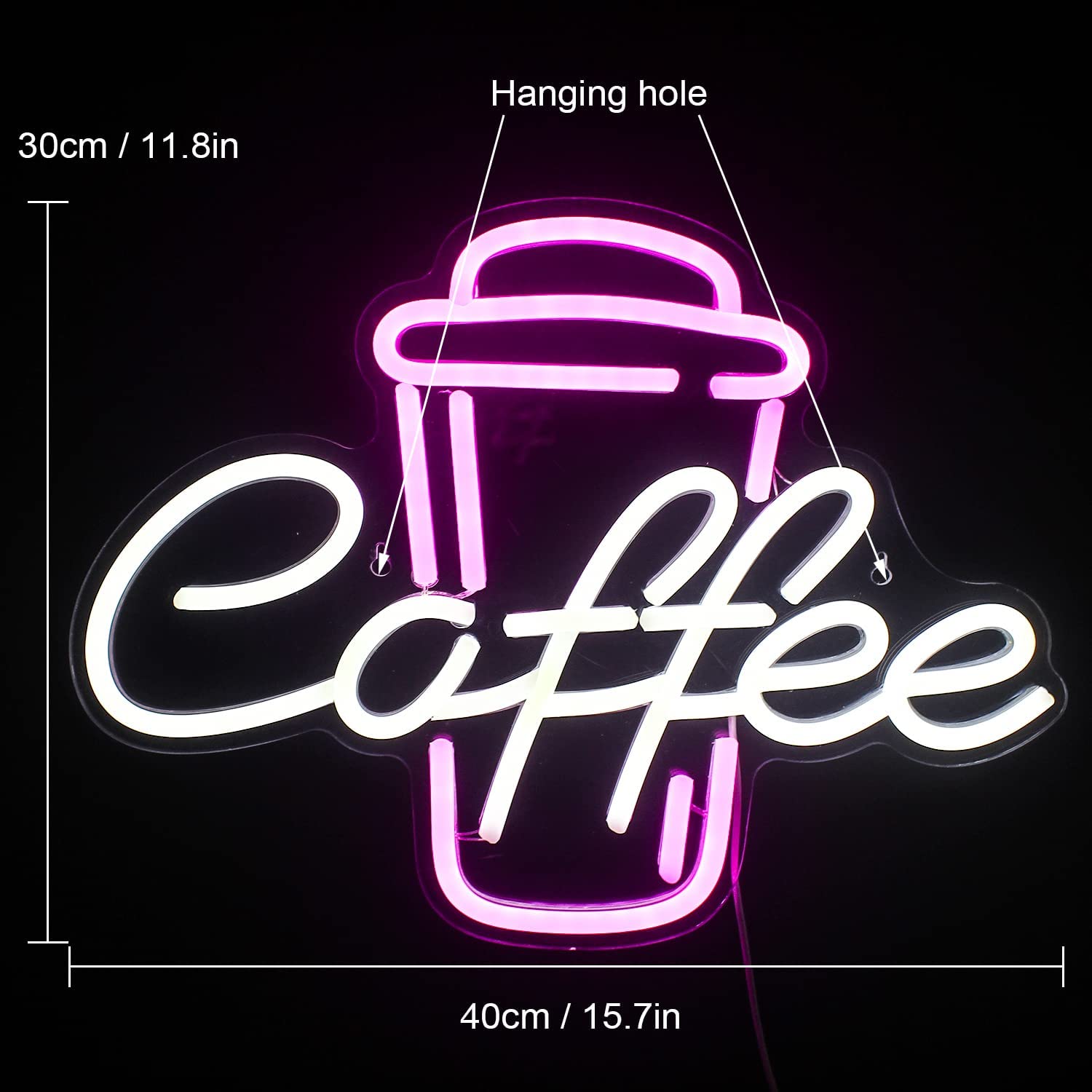 Coffee Neon Lights LED Word Neon Signs