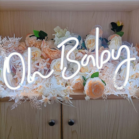 Neon "Oh Baby" Sign