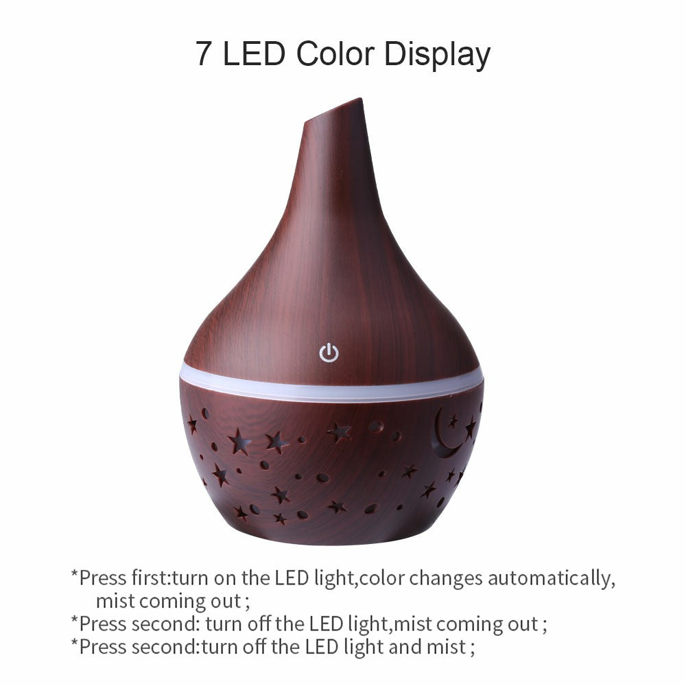 300ml Led Aroma Diffuser - Star Design