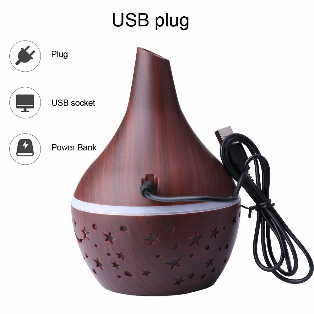 300ml Led Aroma Diffuser - Star Design