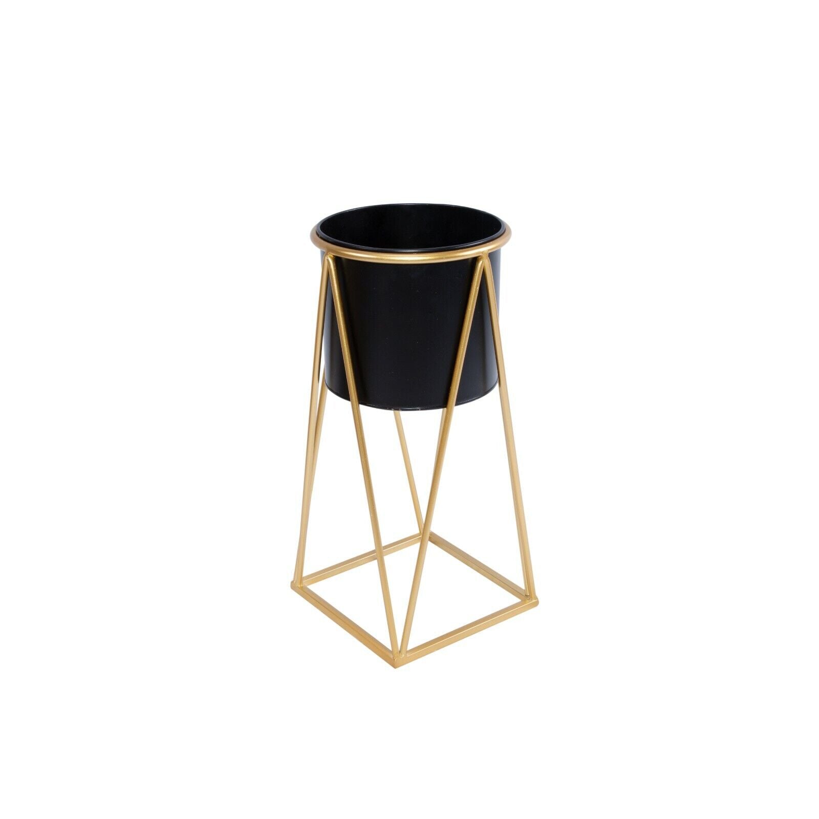 Metal Planter Stand With Plant Pot Flower Pot for Indoor Balcony Planter