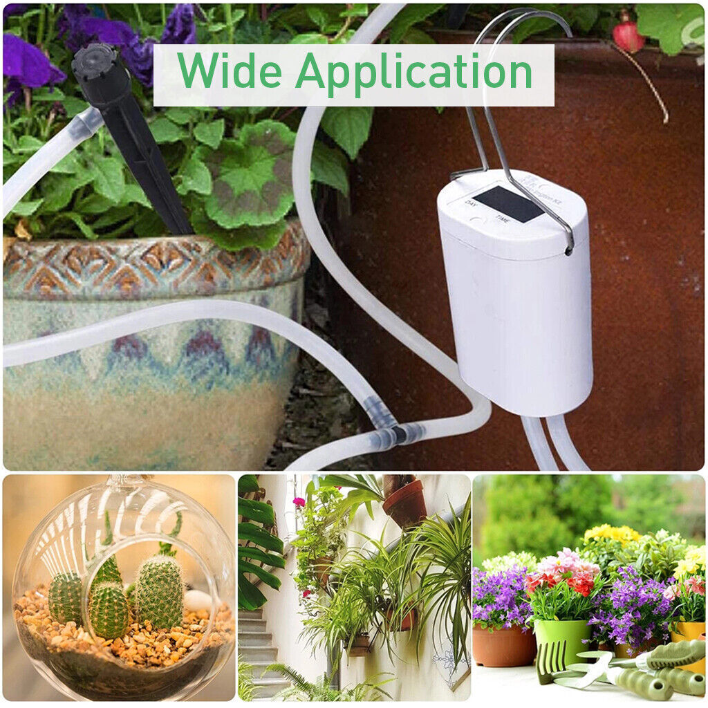 Automatic Drip Irrigation Watering System Kit Plant Controller Garden Greenhouse