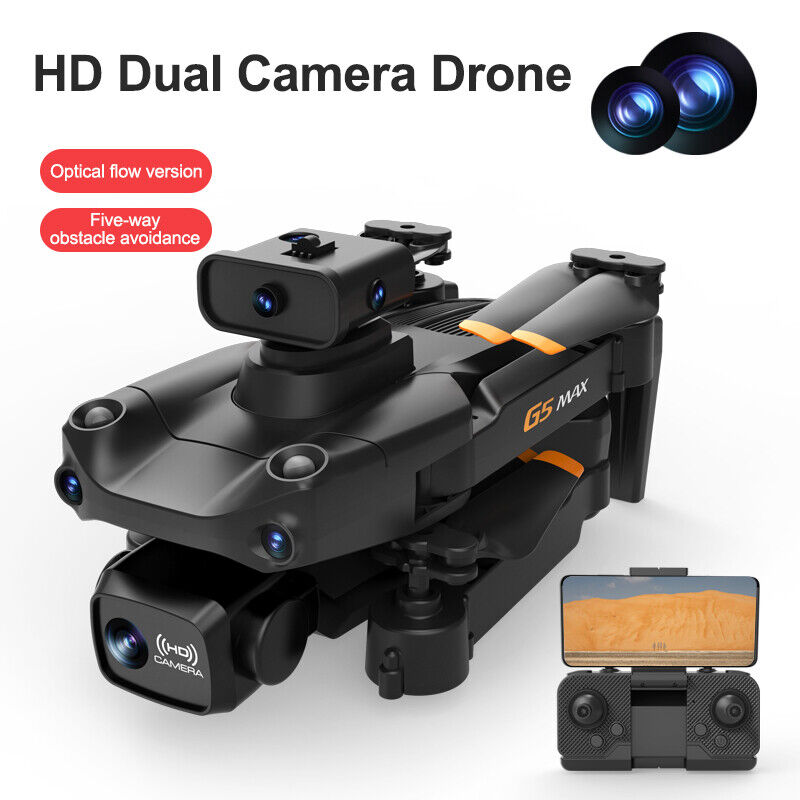 3 Batteries Drone Pro 4K HD Selfie Camera WIFI FPV GPS Foldable RC Quadcopter