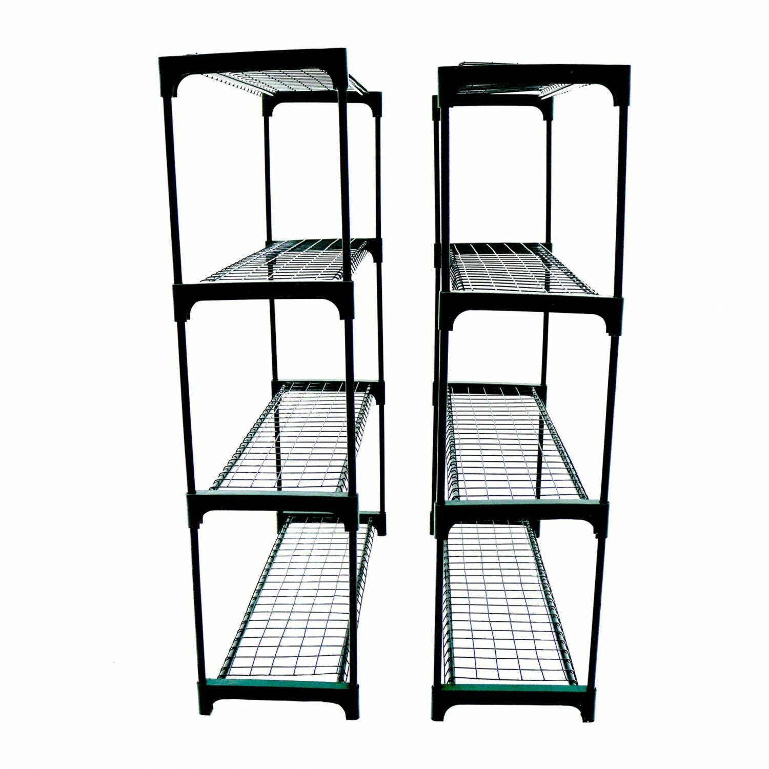 Double Pack Flower Staging Display Greenhouse Racking Shelving