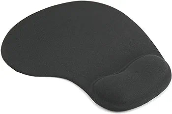 Mouse Mat BLACK ANTI-SLIP COMFORT MOUSE PAD MAT WITH GEL FOAM REST WRIST SUPPORT FOR PC LAPTOP