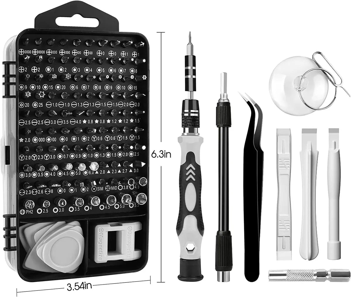 117 in 1 Magnetic Precision Screwdriver Set Computer Pc Phone Repair Tool Kit UK