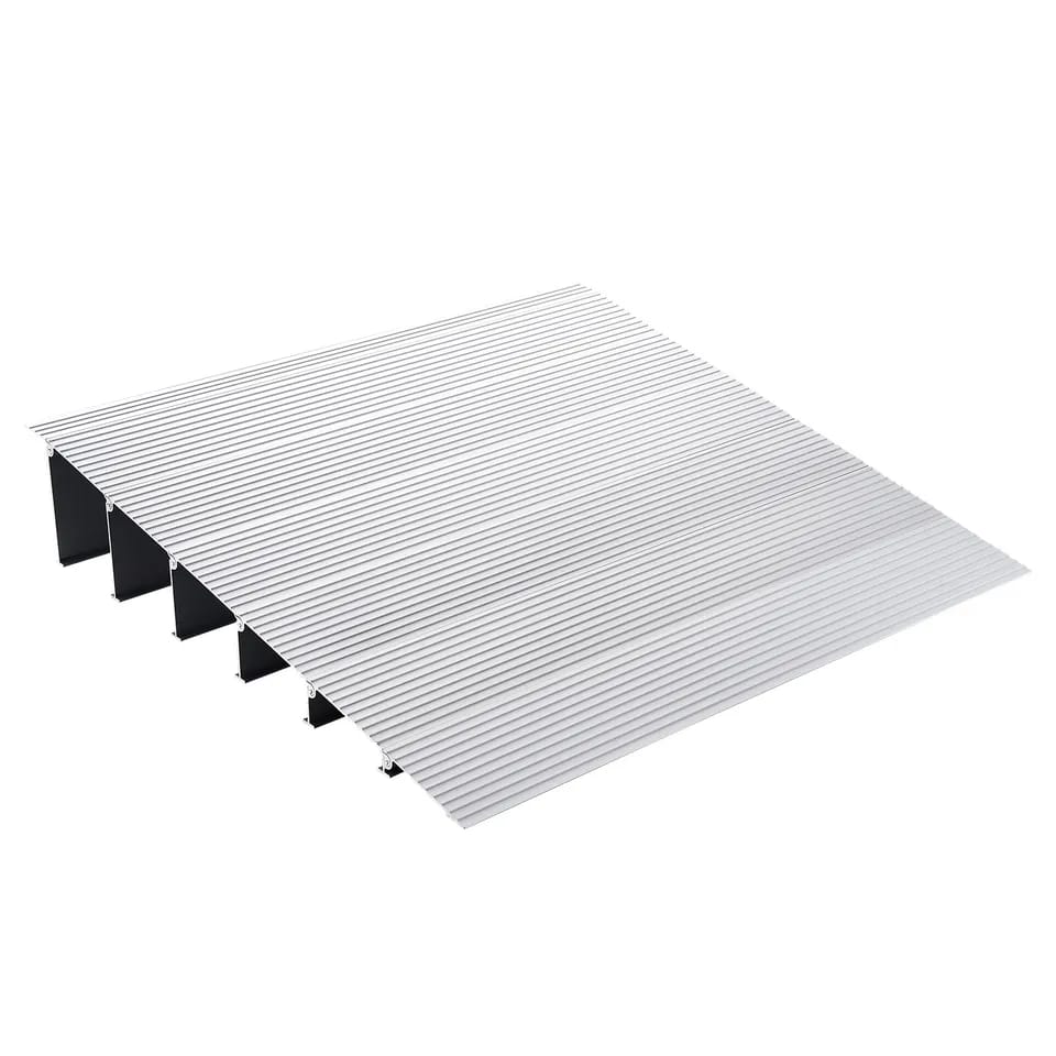 Threshold Ramp Aluminum Door Ramp 6 inch Rise 800 lbs for Wheelchairs Scooters