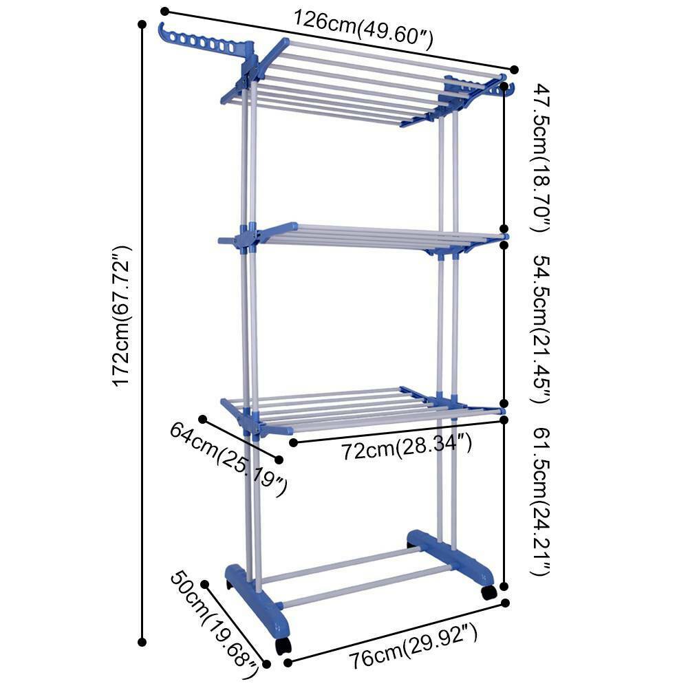 3 Tier Clothes Airer Dryer