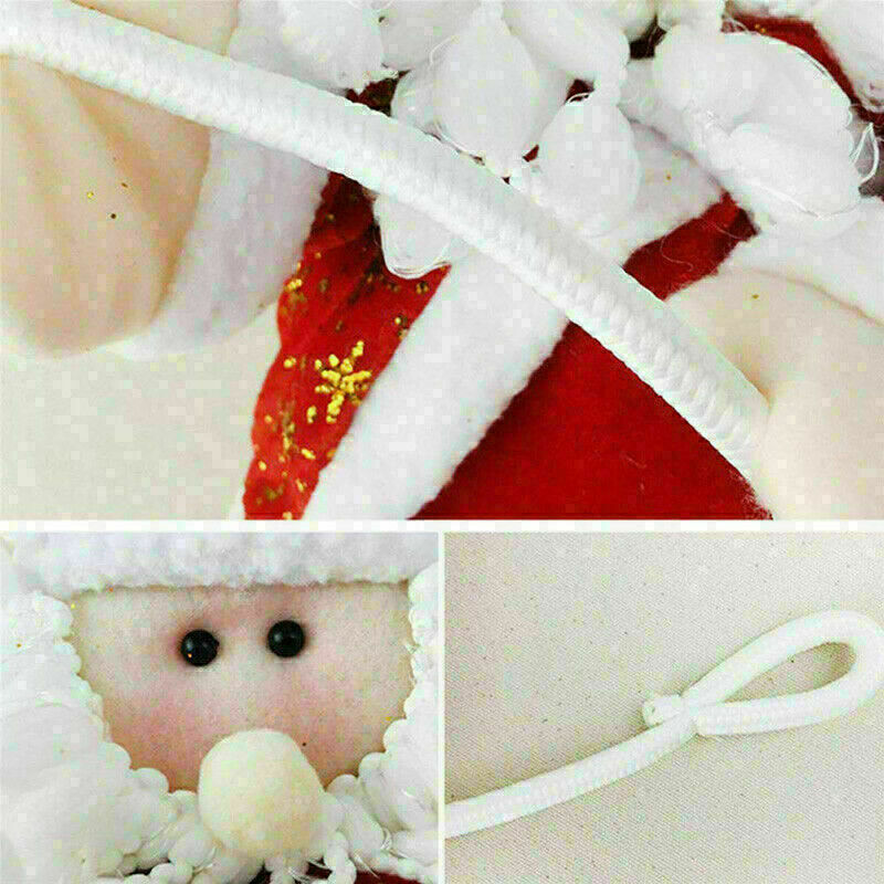 40CM Hanging Santa Claus Christmas Outdoor Window Xmas Decoration Props Gifts UK