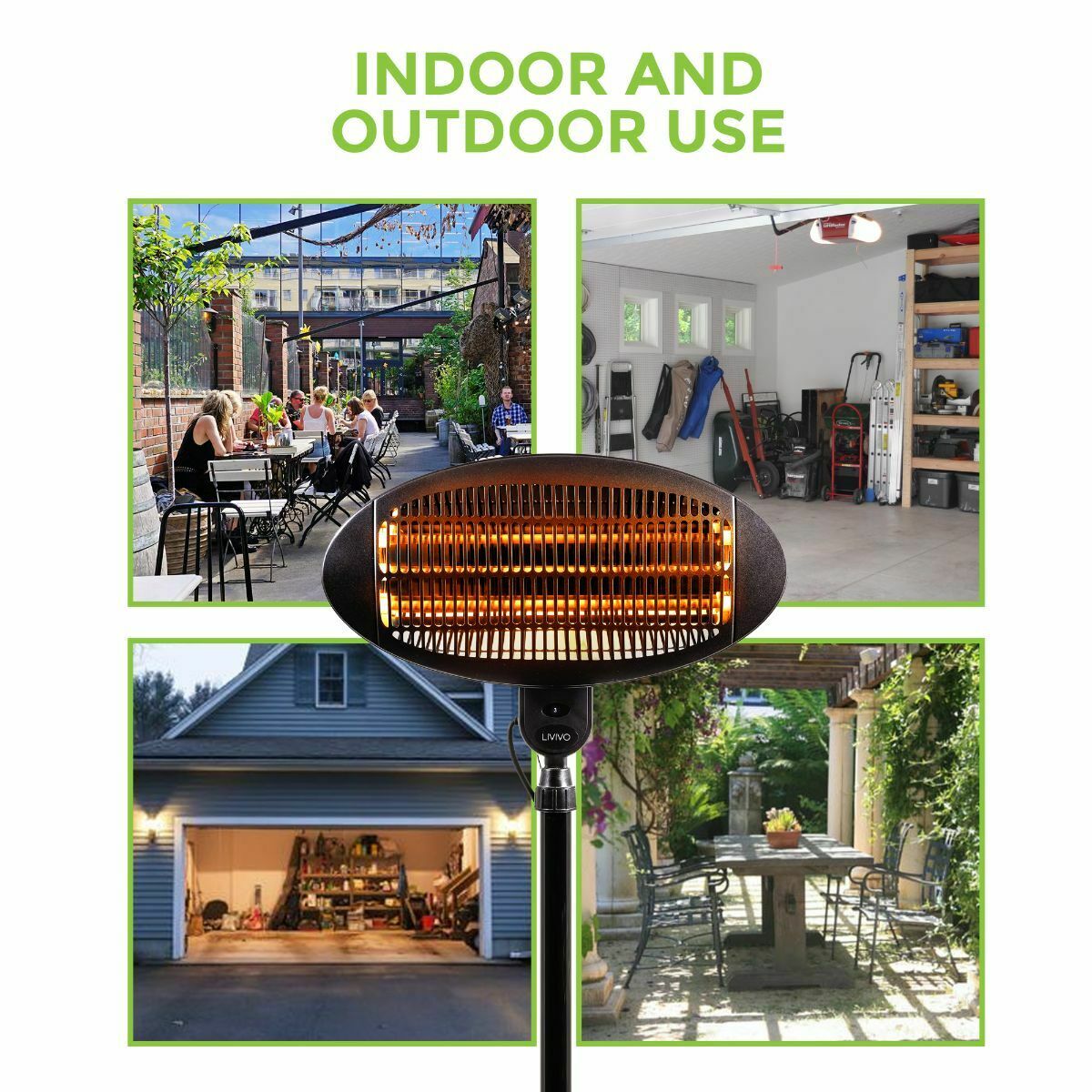 2KW Electric Patio Heater