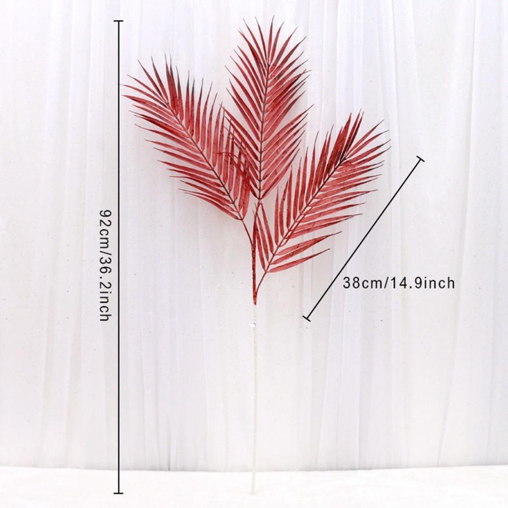 3 Branch Artificial Flower Savannah Palm Coconut Leaves Conifer Home Decor 92CM