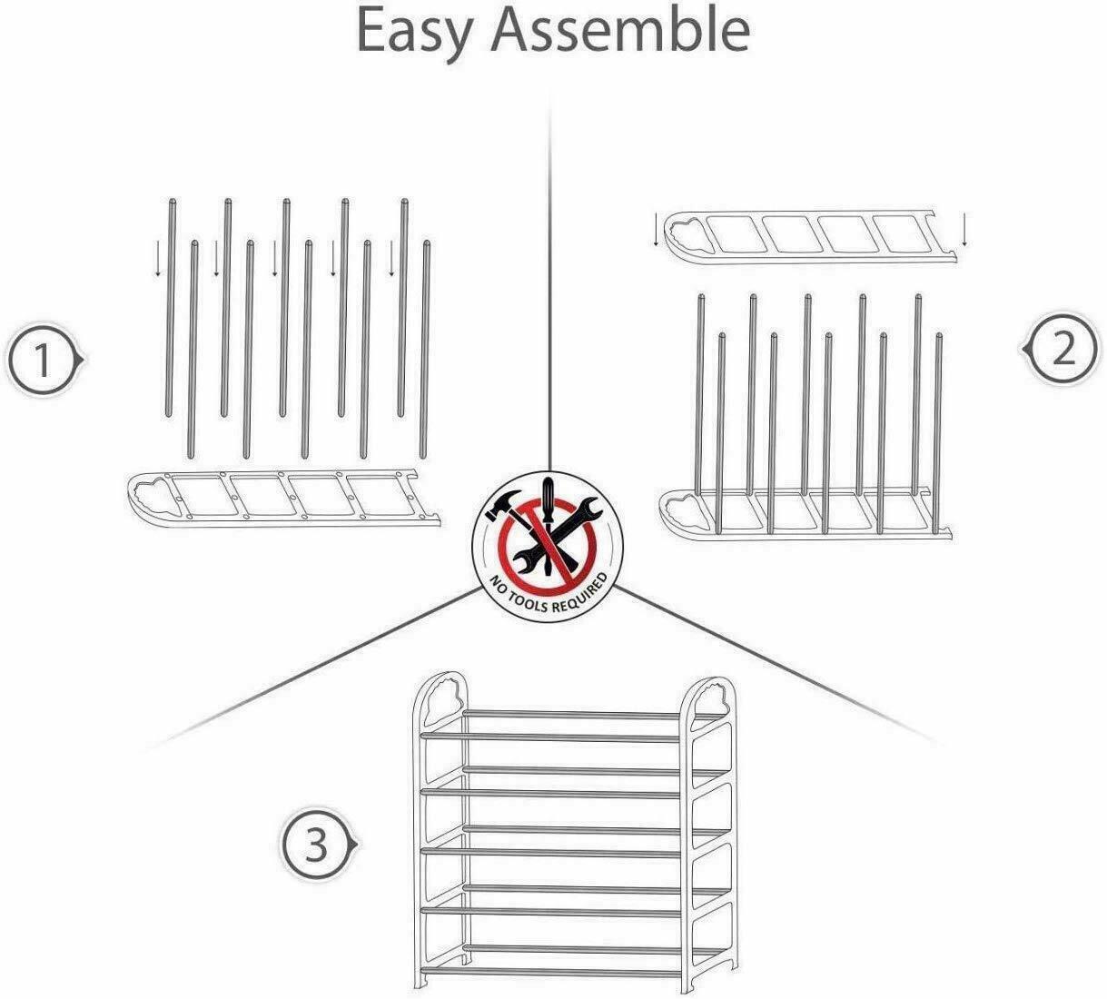 3/5 Tier Shoe Stand Storage