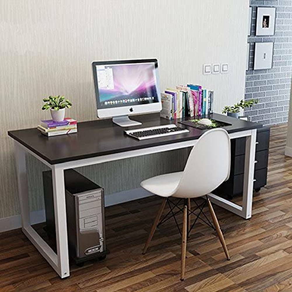 PC Computer Desk Writing Study Game Table Office Home Workstation Wooden & Metal