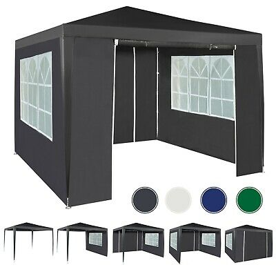 3x3m Gazebo with Side Panels Waterproof Party Event Tent Marquee Steel Frame