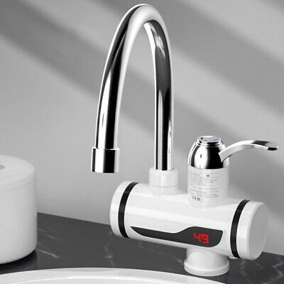 Bathroom Kitchen Electric Heating Tap Tankless Instant Hot Water Heater Faucet