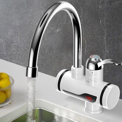 Bathroom Kitchen Electric Heating Tap Tankless Instant Hot Water Heater Faucet