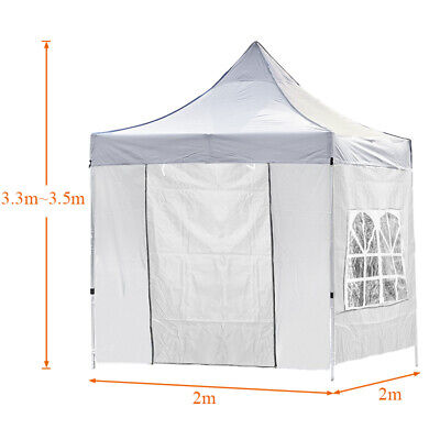 2x2m Pop-up Gazebo 420D Oxford Marquee Canopy Outdoor Patio Party Tent HQ