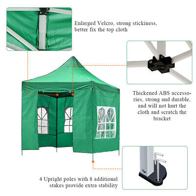 2x2m Pop-up Gazebo 420D Oxford Marquee Canopy Outdoor Patio Party Tent HQ