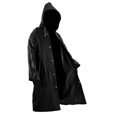 Raincoat Waterproof Poncho Reusable Plastic Mens Womens Long Rain Coat Jacket