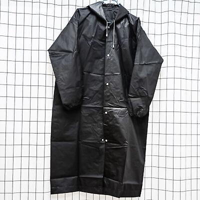 Raincoat Waterproof Poncho Reusable Plastic Mens Womens Long Rain Coat Jacket