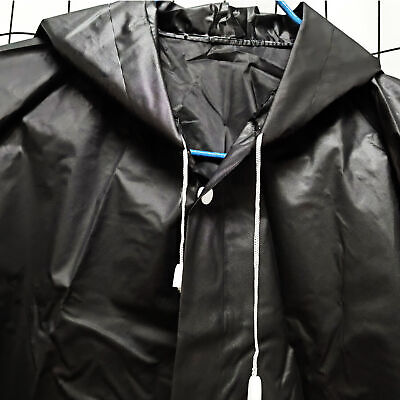 Raincoat Waterproof Poncho Reusable Plastic Mens Womens Long Rain Coat Jacket