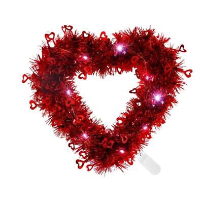 Valentine Day Wreath Heart Door Decor for Wedding Engagement Birthday Party