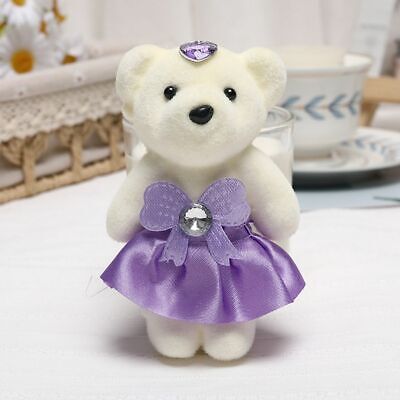 10PCS Small Teddy Bear Birthday Bouquet Wedding Valentine's Day Decoration Plush