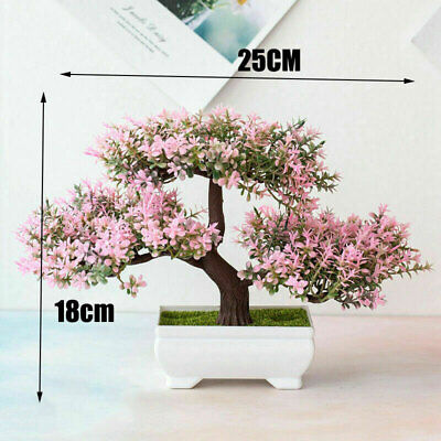 Bonsai Simulation Artificial Pot Plants Home Hotel Fake Pine Tree Decor Durable